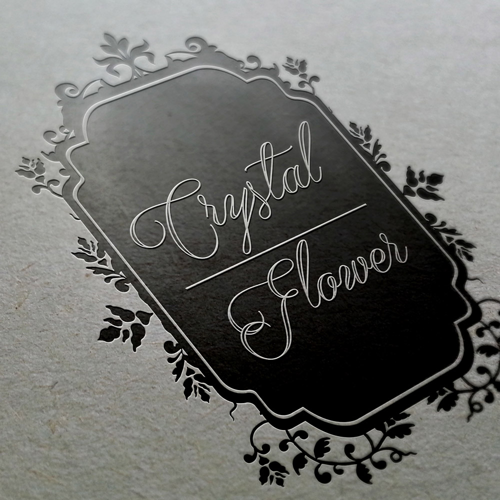 HOME MONKEY VILLA 4 รับออกแบบโลโก้ crystal flower