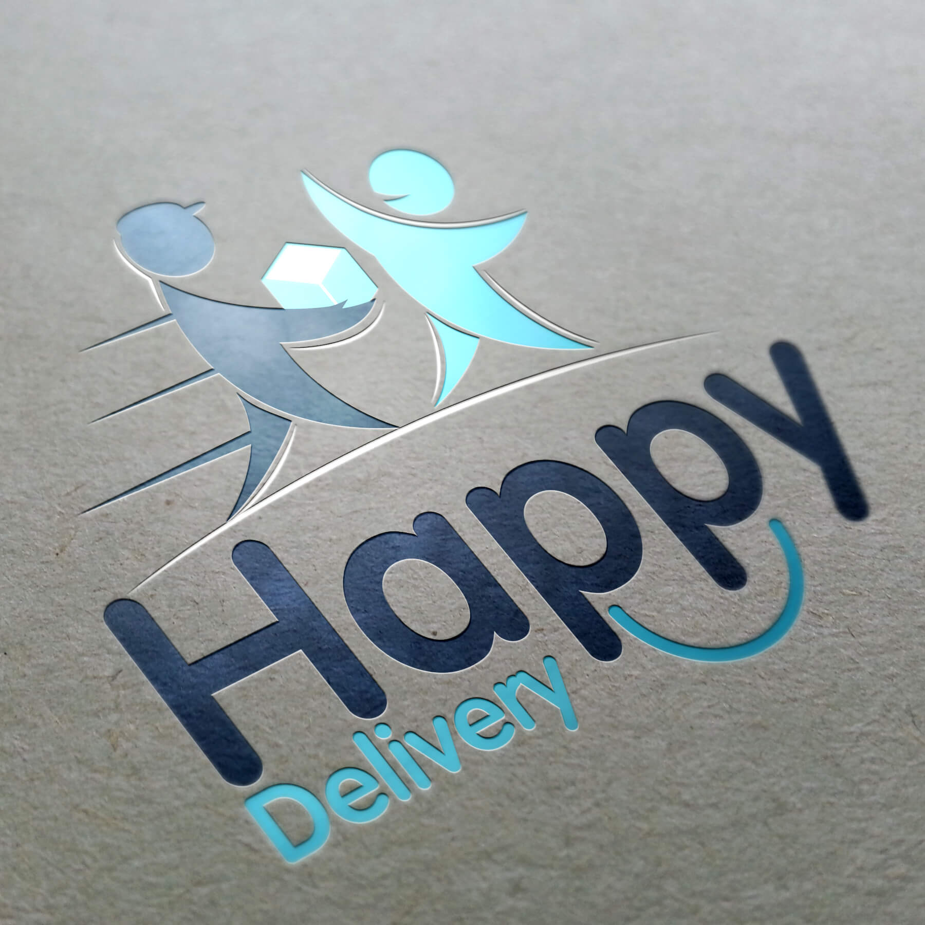 HOME MONKEY VILLA 7 รับออกแบบโลโก้ happy delivery